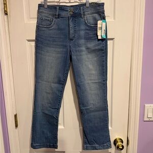 KUT From The Kloth Taya High Rise Fab AB Crop Straight Leg Jeans